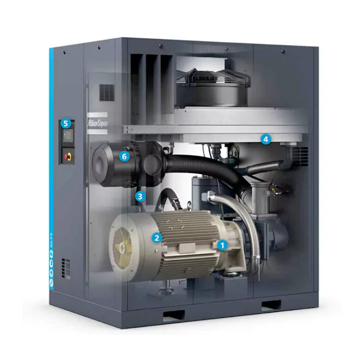 Oil free low pressure air compressor